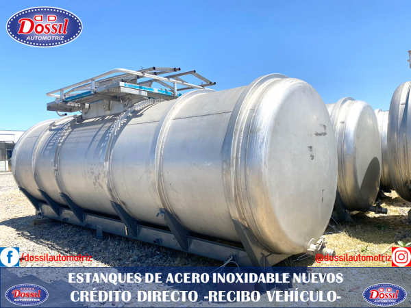 ESTANQUE ACERO INOXIDABLE IMPORTADOS PARA 10.000  Y 20.000 LITROS, VALORES DESDE $10.980.000 + IVA