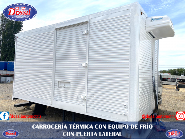 CARROCERÍA TÉRMICA CON EQUIPO DE FRIO, PISO DIAMANTADO, EXCELENTE ESTADO, FUNCIONANDO, VALOR $5.290.000